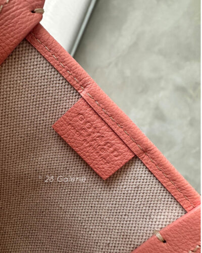 Goyard Claire Voie Pink Poitier Bag in Goyardine Canvas and Chevroches Calfskin