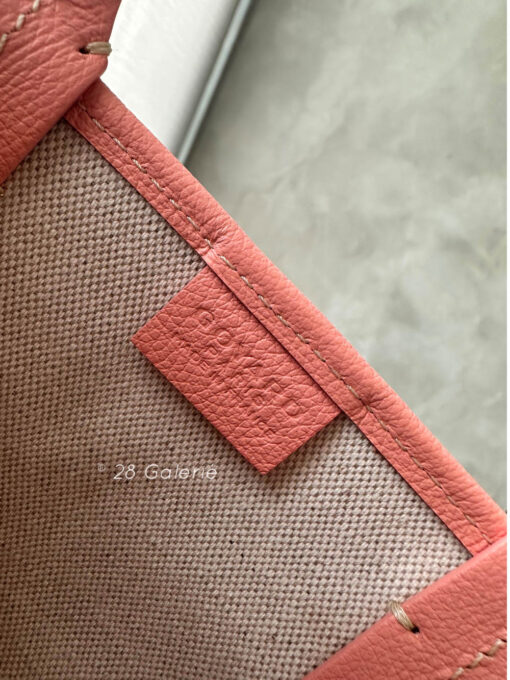 Goyard Claire Voie Pink Poitier Bag in Goyardine Canvas and Chevroches Calfskin