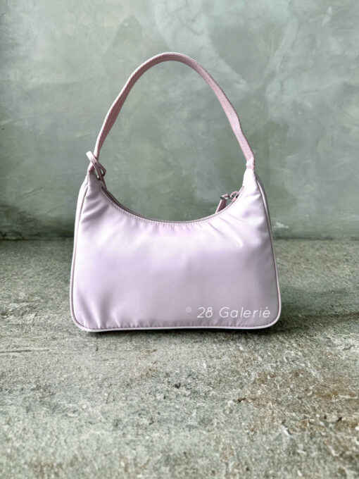 Prada Re-Edition 2000 Pink in Tessuto Nylon Saffiano Trim and Silver Hardware