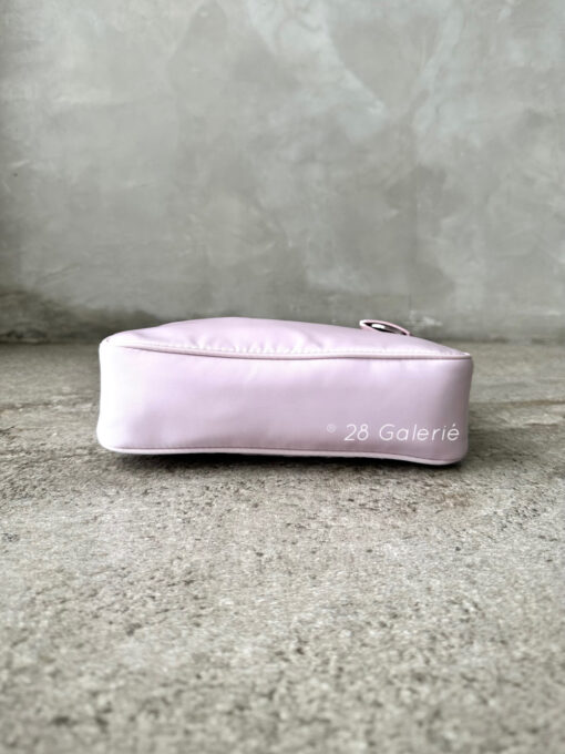 Prada Re-Edition 2000 Pink in Tessuto Nylon Saffiano Trim and Silver Hardware