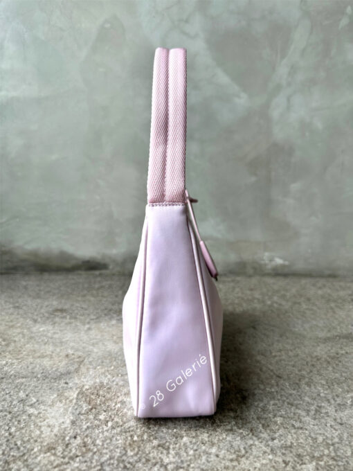 Prada Re-Edition 2000 Pink in Tessuto Nylon Saffiano Trim and Silver Hardware