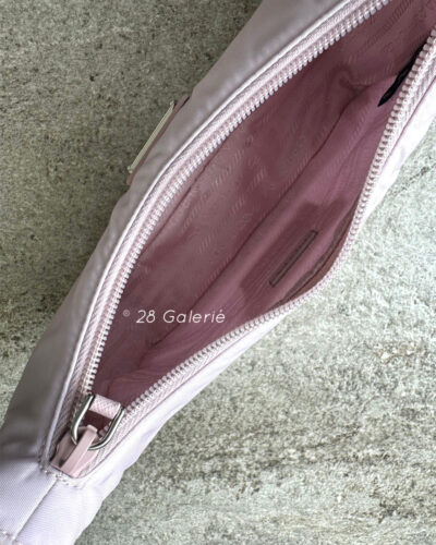 Prada Re-Edition 2000 Pink in Tessuto Nylon Saffiano Trim and Silver Hardware