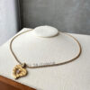 Givenchy Vintage Heart Necklace Moonrise Riviera