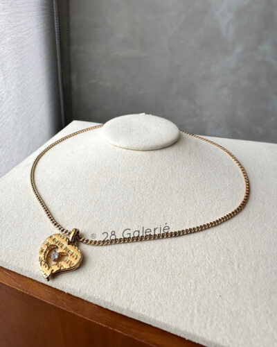 Givenchy Vintage Heart Necklace Moonrise Riviera