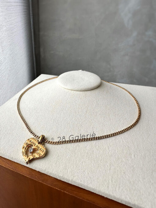 Givenchy Vintage Heart Necklace Moonrise Riviera