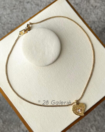 Givenchy Vintage Heart Necklace Moonrise Riviera