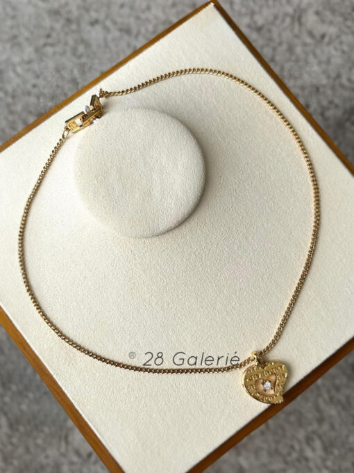 Givenchy Vintage Heart Necklace Moonrise Riviera