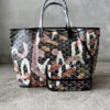 Goyard Limited Edition Canvas Letters Camouflage St. Louis PM Tote Bag