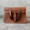 Hermes Gold Halzan 25 in Clemence Leather & Good Hardware Stamp U