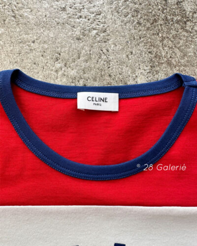 Celine 2023 F/W Celine Paris 70’s T-Shirt in Cotton Jersey (Small)