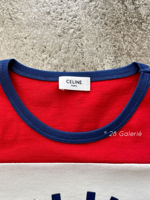 Celine 2023 F/W Celine Paris 70’s T-Shirt in Cotton Jersey (Small)