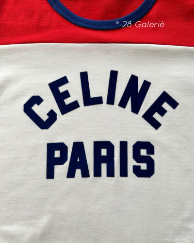 Celine 2023 F/W Celine Paris 70’s T-Shirt in Cotton Jersey (Small)