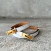 Hermes White Kelly Buckle Belt in Epsom Leather with Gold Hardware