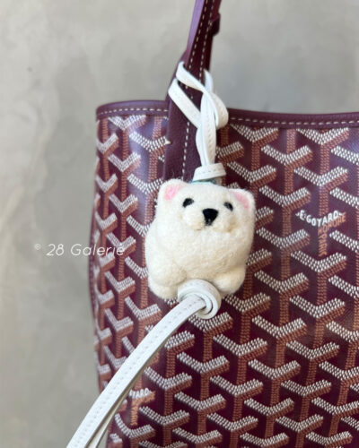 LOEWE Chow Dog Felt Charm