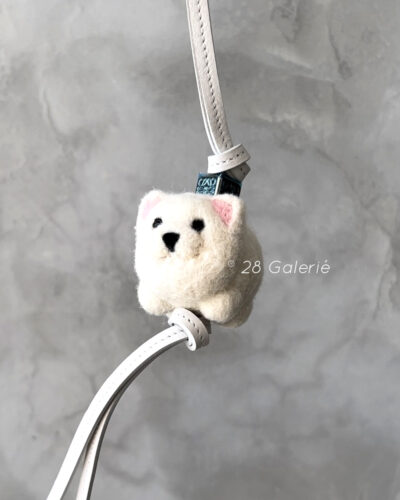 LOEWE Chow Dog Felt Charm