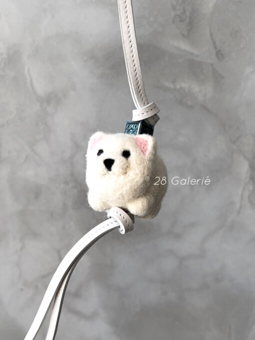 LOEWE Chow Dog Felt Charm