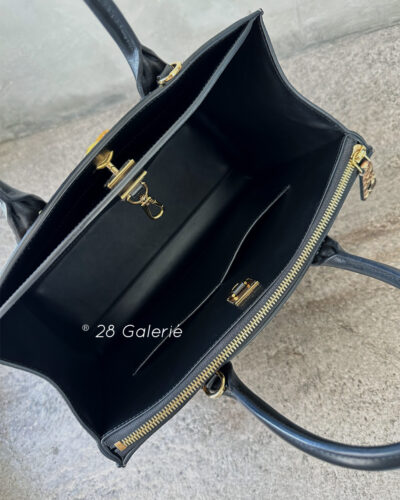 Louis Vuitton Black Leather and Python City Steamer with Gold Hardware