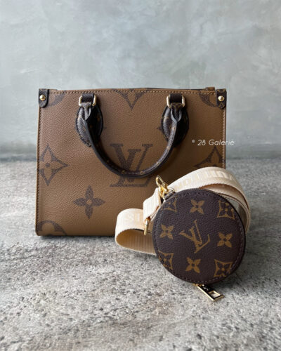 Louis Vuitton On The Go PM Monogram Canvas with Jacquard Strap & Coin Holder