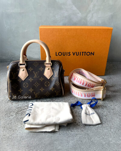 Louis Vuitton Speedy 20 Bandoulière in Monogram Canvas with Jacquard Strap