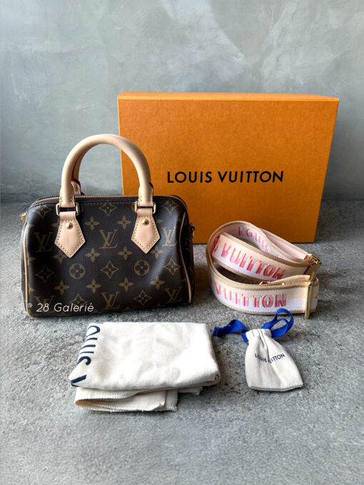 Louis Vuitton Speedy 20 Bandoulière in Monogram Canvas with Jacquard Strap