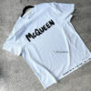 Alexander Mcqueen White Men’s Logo T-Shirt in Large