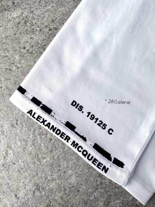 Alexander Mcqueen White Men’s Logo T-Shirt in Large