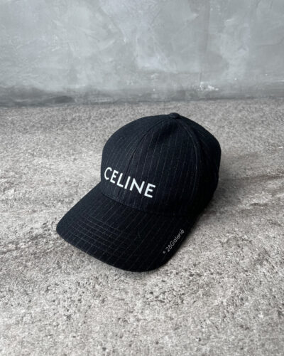 Celine Pin Striped Baller Cap Size 58 (Medium)