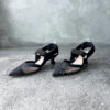 Fendi Black Mesh Colibri Pumps in Size 36