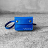 Hermes Blue Pochette Mini Belt Bag in Gold Hardware