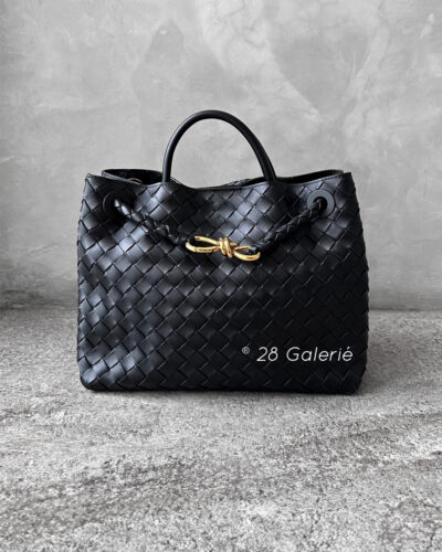 Bottega Venetta Medium Black Andiamo Bag