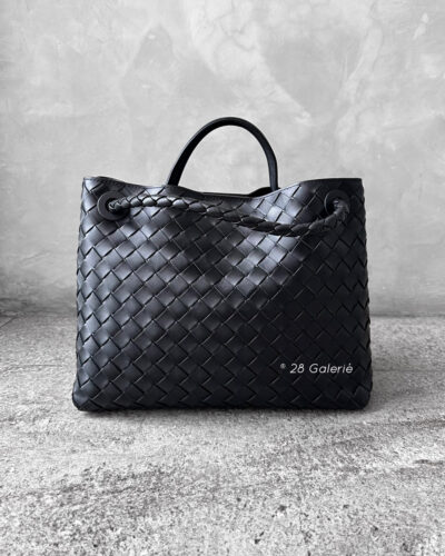 Bottega Venetta Medium Black Andiamo Bag