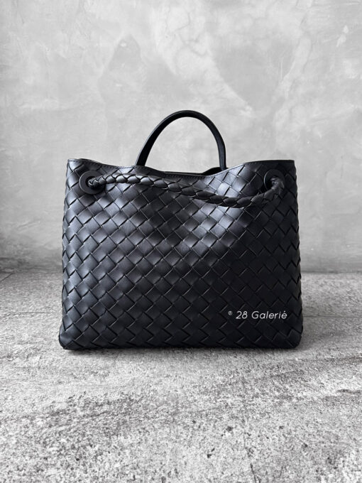 Bottega Venetta Medium Black Andiamo Bag