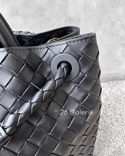 Bottega Venetta Medium Black Andiamo Bag