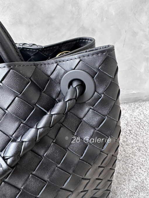 Bottega Venetta Medium Black Andiamo Bag