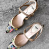 Fendi Multicolour Mesh Colibri Lite Heeled Slingback