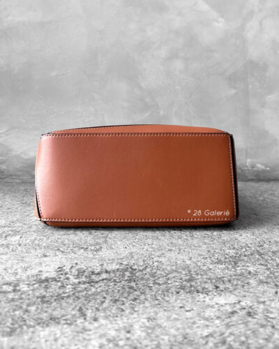 Loewe Small Tan Puzzle Bag in Calfskin Leather and Silver Hardware