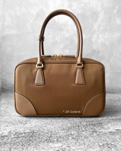 Prada Medium Re-Edition 1978 in Cork Nylon and Saffiano Leather