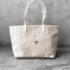 Goyard Limited Edition Sand Artois PM Bag in Goyardine Canvas and Chevroches Calfskin Leather