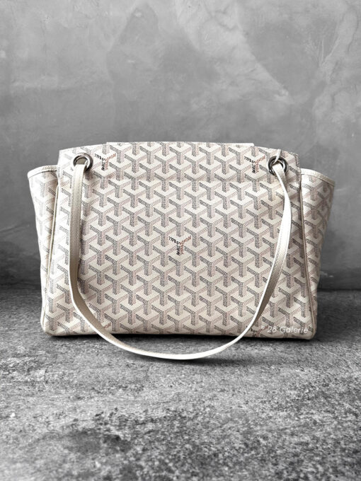 Goyard Sand Rouette Souple in Goyardine Canvas/Chevroches Calfskin Leather