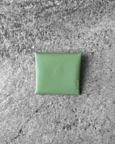 Hermes Vert Criquet Bastia Change Purse in Epsom Leather