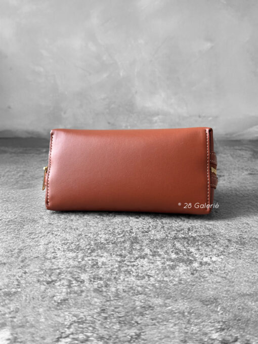 Celine Clutch on Chain Cuir Triomphe in Smooth Calfskin - Tan