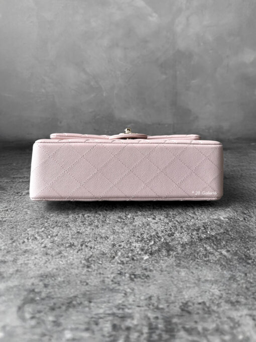 Chanel Small 21C Rose Clair in Caviar Leather and Light Gold Hardware