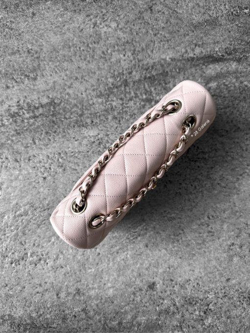 Chanel Small 21C Rose Clair in Caviar Leather and Light Gold Hardware