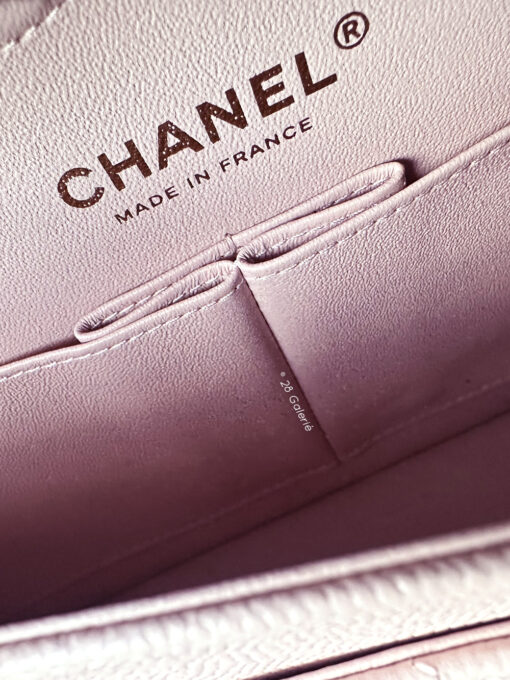 Chanel Small 21C Rose Clair in Caviar Leather and Light Gold Hardware