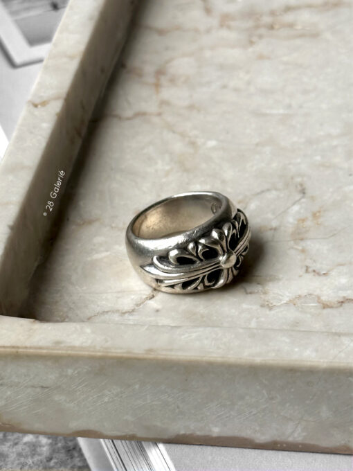 Chrome Hearts Keeper Ring and Cross Bang Rings