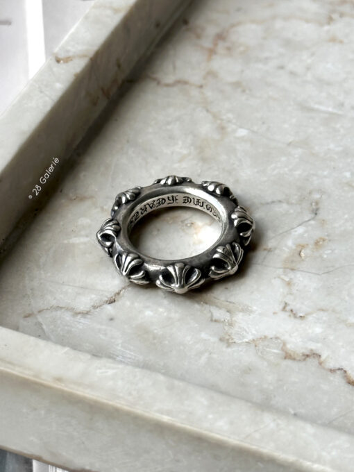 Chrome Hearts Keeper Ring and Cross Bang Rings