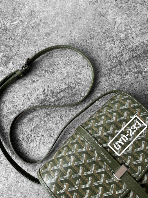 Goyard Limited Edition Khaki Belvedere PM Bag