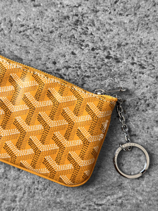 Goyard Yellow Senat Mini Pouch