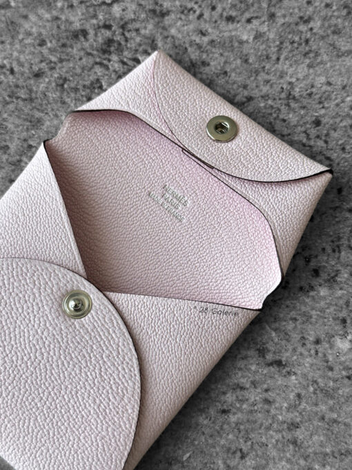 Hermes Pink Bastia in Togo Leather and Palladium Hardware
