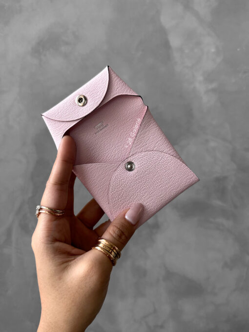 Hermes Pink Bastia in Togo Leather and Palladium Hardware